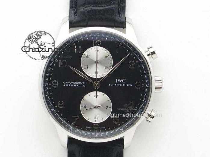 MIROTIME 0331 Portuguese Real PR IW500127 RG ZF 1:1 Best Edition Grey Red Dial On Brown Leather Strap A52010 V AllSeason 7331